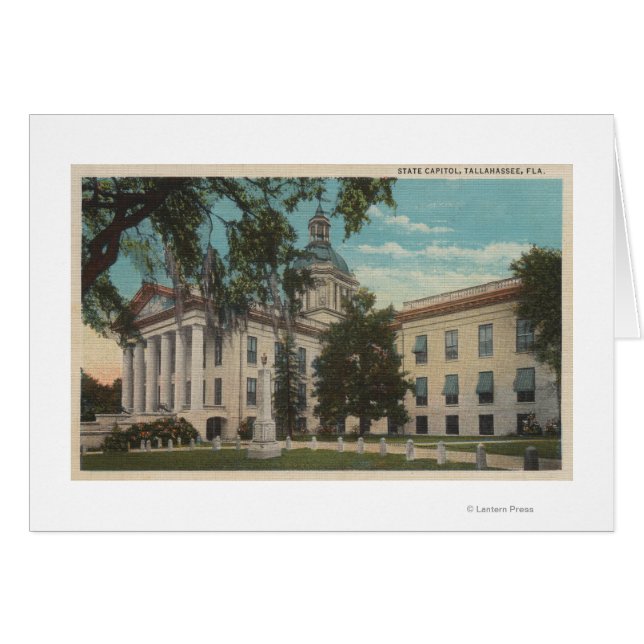 Tallahassee, Floride - Vue extérieure de l'État (Devant horizontal)