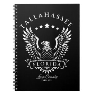 Tallahassee Leon Landkreis Florida Vintag Eagle Notizblock
