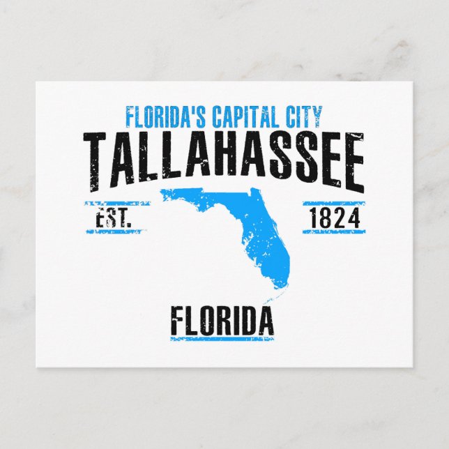 Tallahassee Postkarte (Vorderseite)