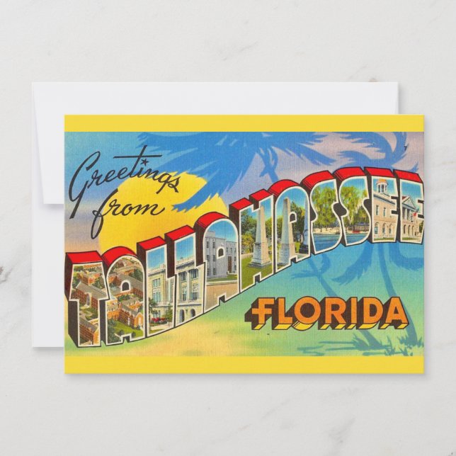 Tallahassee Salutation Moving Faire-part (Devant)