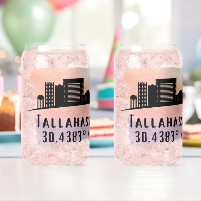 Tallahassee Skyline Dosenglas (Insitu (Geburtstag))