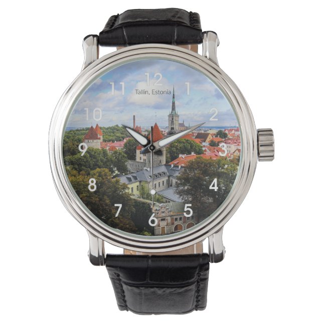 Tallin, Historisches Zentrum Estlands Armbanduhr (Vorderseite)