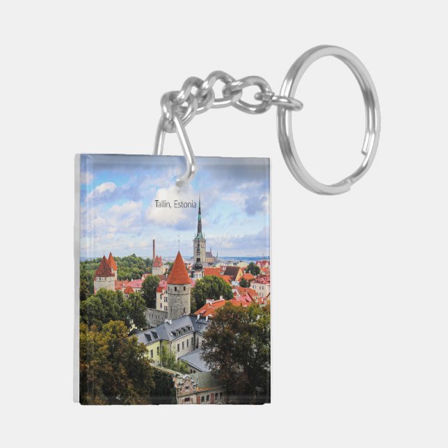 Tallin, Historisches Zentrum Estlands Schlüsselanhänger (Rückseite links)