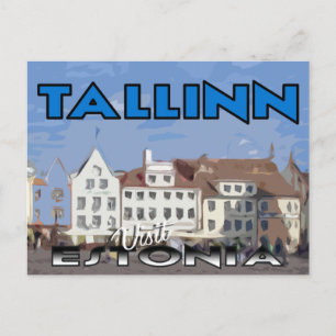 Tallinn, Besuch Estland Postkarte
