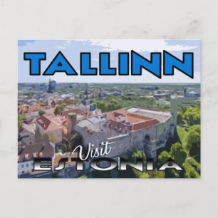 Tallinn, Besuch Estlands Postkarte