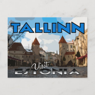 Tallinn, Besuch Estlands Postkarte