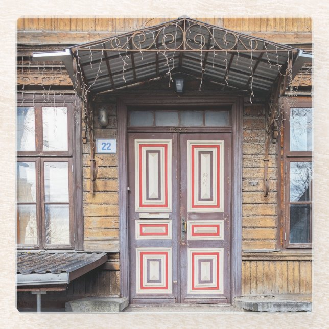 Tallinn Door Glasuntersetzer (Vorderseite)