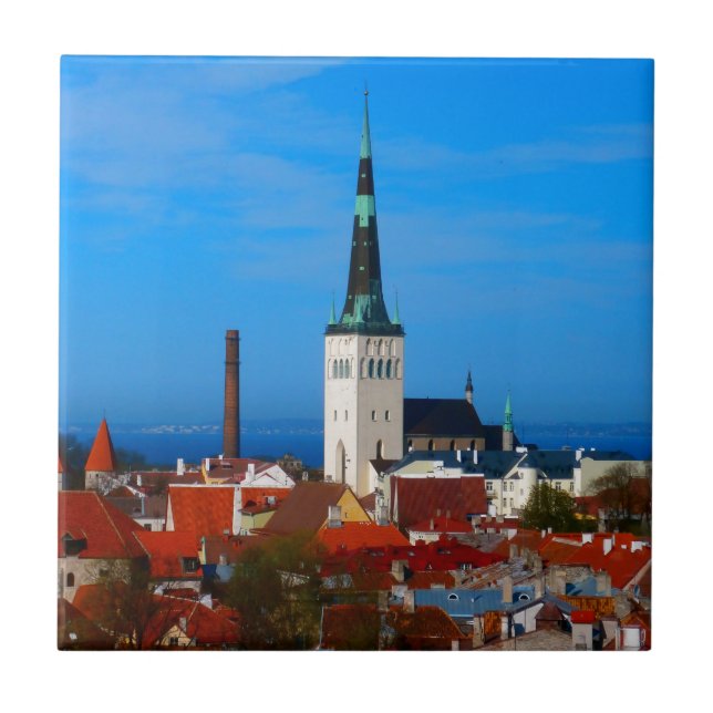 Tallinn, Estland Fliese (Vorderseite)