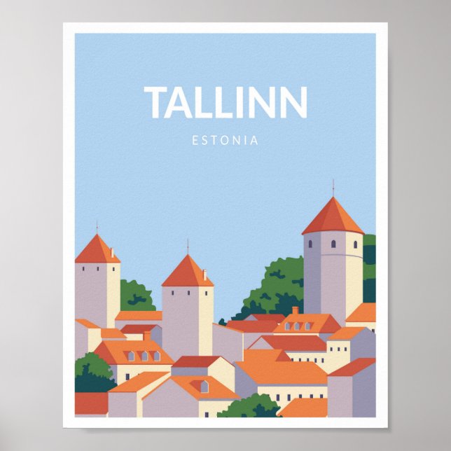 Tallinn Estland Poster (Vorne)