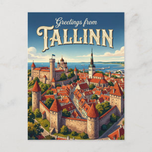 Tallinn Estland Postkarte