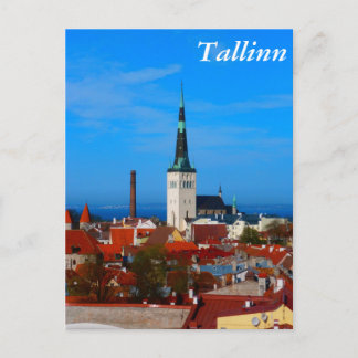 Tallinn, Estland Postkarte