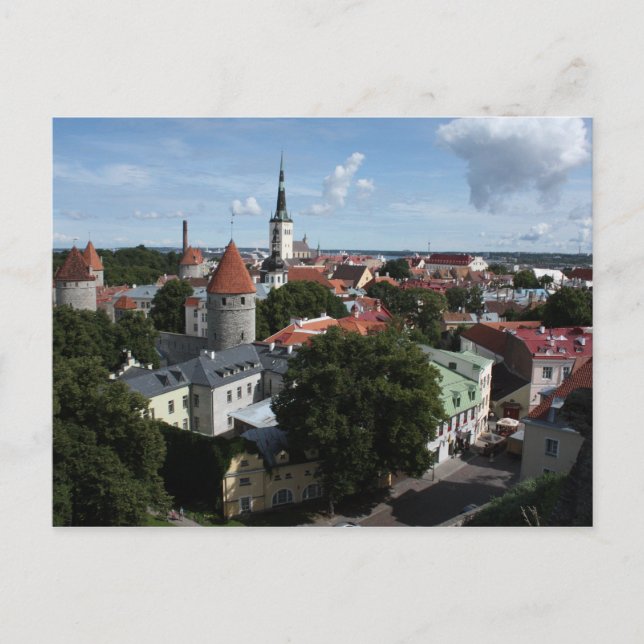 Tallinn, Estland Postkarte (Vorderseite)
