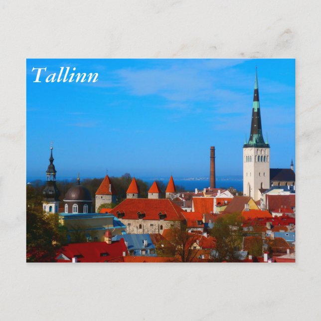 Tallinn, Estland Postkarte (Vorderseite)