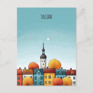 Tallinn Estland Reise Postkarte