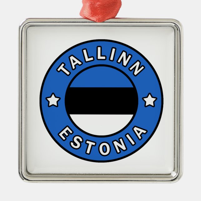 Tallinn Estland Silbernes Ornament (Vorne)