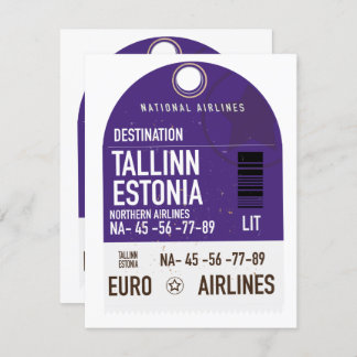 Tallinn Estnisch Fahrkarte