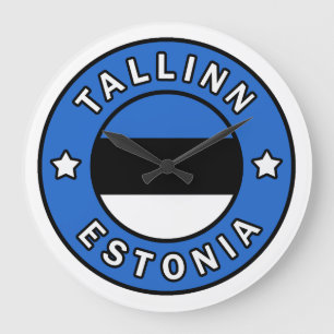 Tallinn Estonia Große Wanduhr
