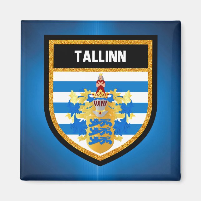 Tallinn Flag Magnet (Vorne)