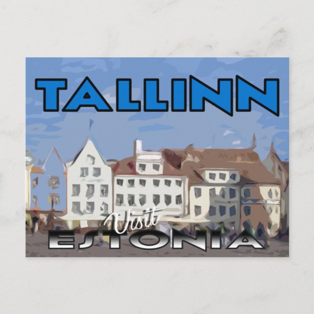 Tallinn, visite Estonie carte postale (Devant)