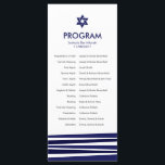 Tallit Bar Mitzvah Programm<br><div class="desc">Die zeitgemäße Übernahme des traditionellen Tallits macht dies zu einer modernen und eleganten Bar mitzvah-Einladung. Sehen Sie sich alle Erholungen der passenden Stücke in dieser Kollektion an. Schreiben Sie mir unter hello@mistyqe.com für Angebote zu anderen passenden Stücken oder Anpassungsanfragen.</div>