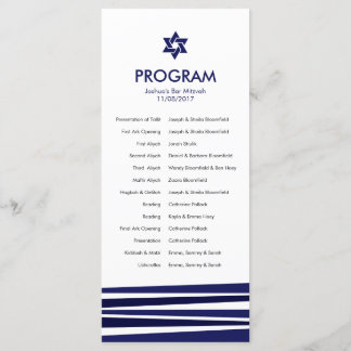Tallit Bar Mitzvah Programm