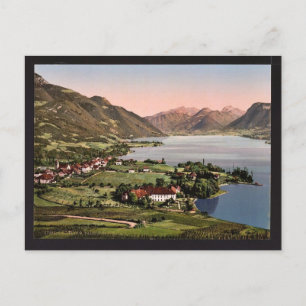 Talloires, Annecy, Frankreich klassisches Photochr Postkarte