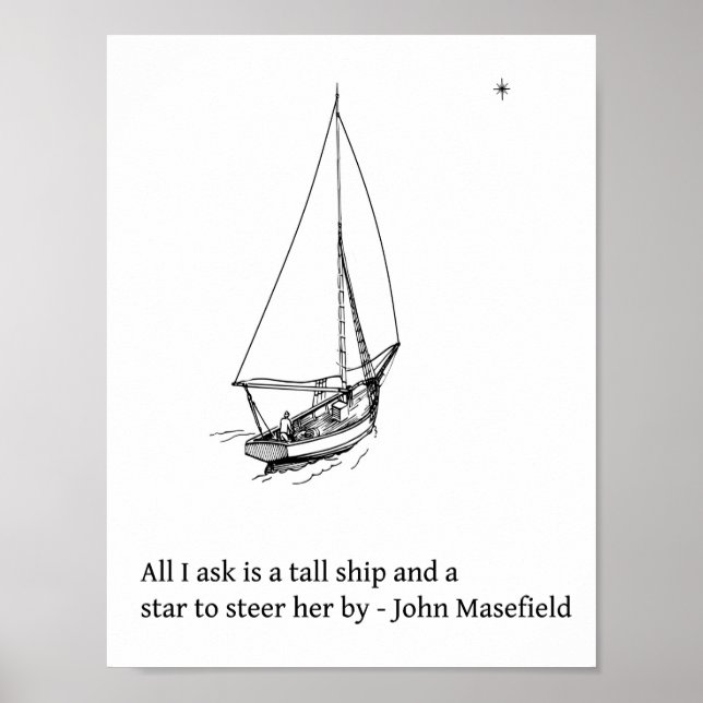 Tallship-Plakat Poster (Vorne)