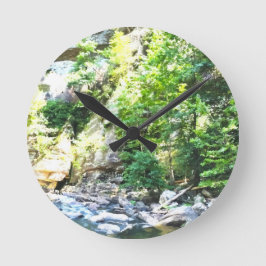Talluah Gorge Runde Wanduhr