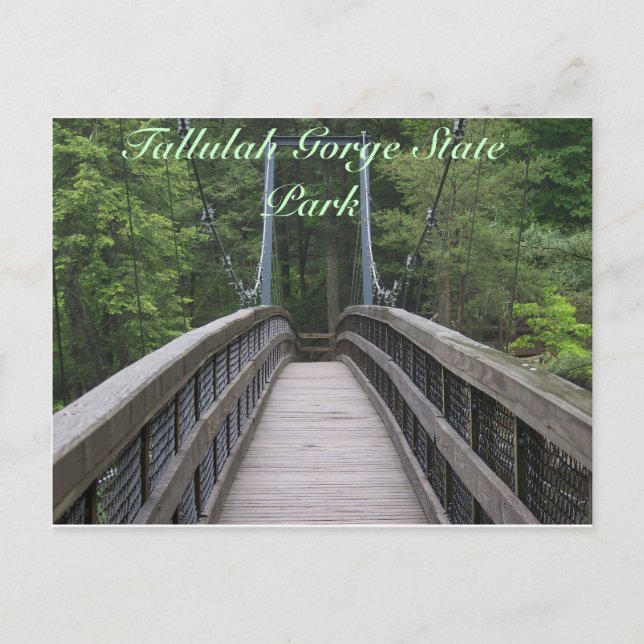 Tallulah Gorge Postkarte (Vorderseite)