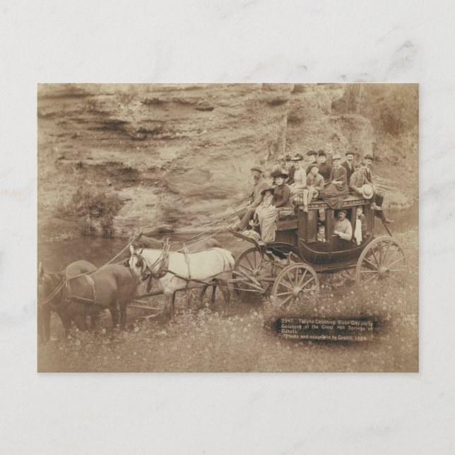 Tallyho Coachen Postkarte (Vorderseite)