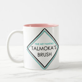 Talmokas Bürsten-Tasse Zweifarbige Tasse