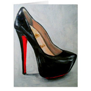 Talon inférieur rouge de jonquille chrétienne de