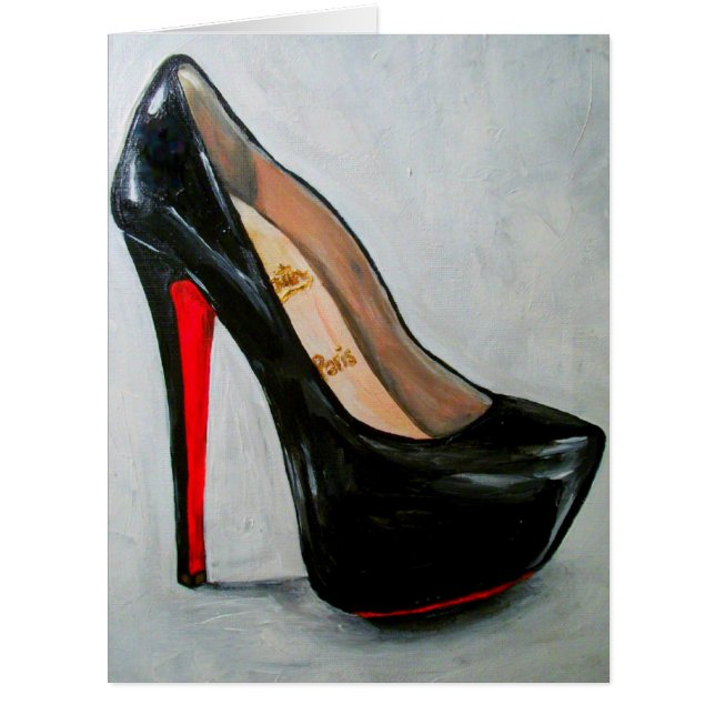 Talon inférieur rouge de jonquille chrétienne de (Devant)