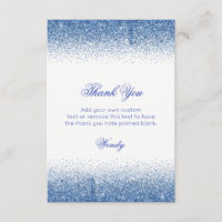 Talons de scintillement de saphir, cartes de Merci