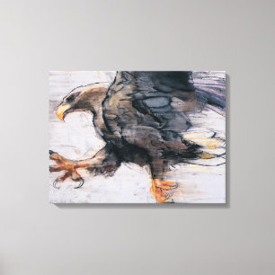 Talons - Weiß angebundenes Meer Eagle 2001 Leinwanddruck