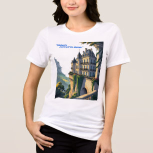 Talüberblick – Das Schloss auf dem Hügel Tri-Blend Shirt