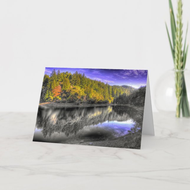 Tam Baum-Reflexion Karte (Vorderseite)