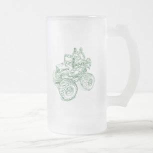 Tam wildes Willys Mattglas Bierglas