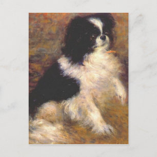 Tama, der japanische Hund von Pierre-Auguste Renoi Postkarte