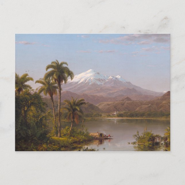 Tamaca Palms entlang des Magdalena-Flusses in Kolu Postkarte (Vorderseite)
