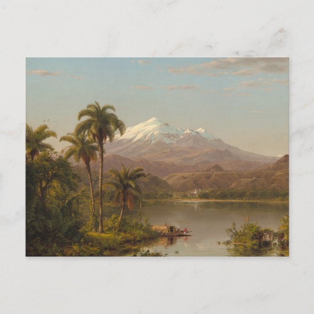 Tamaca Palms entlang des Magdalena-Flusses in Kolu Postkarte (Vorderseite)
