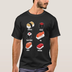 Tamago Ikura Ebi Tekka Maki Maguro Sake T-Shirt