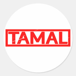 Tamal-Briefmarke Runder Aufkleber