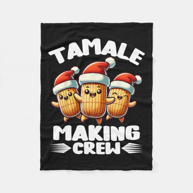 Tamale Crew Mexikanische Lebensmittelfamilie in Üb Fleecedecke (Vorderseite)