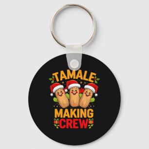 Tamale Making Crew Saison Funny mexikanische Weihn Schlüsselanhänger