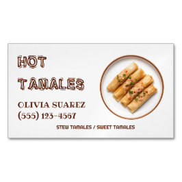 Tamales Magnetische Visitenkarte