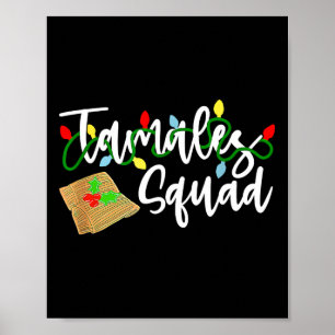 Tamales Squad Tamales Crew Spaß Weihnachten Poster