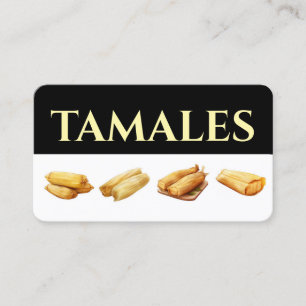 Tamales-Verkauf Visitenkarte