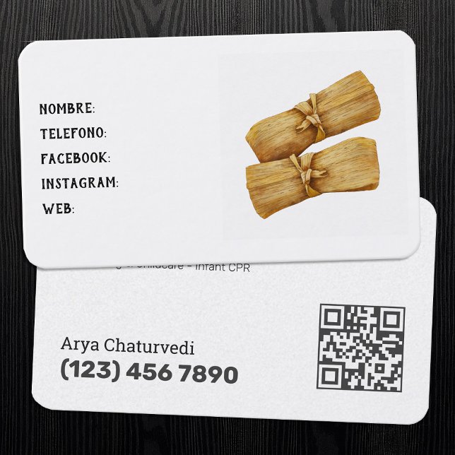 Tamales Visitenkarte (Tamales Business Cards)