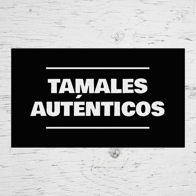 Tamales Visitenkarte (Tamales Business Card)